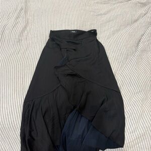 Anthropologie Black Maxi Skirt